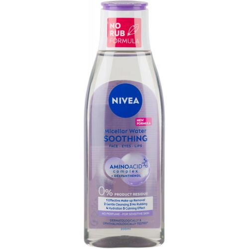 Nivea zklid�uj�c� micel�rn� voda pro citlivou ple� 200 ml Nivea zklid�uj�c� micel�rn� voda pro citlivou ple� 200 ml